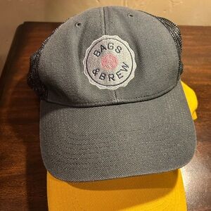 Bags & Brews Gray and Plain Yellow Caps